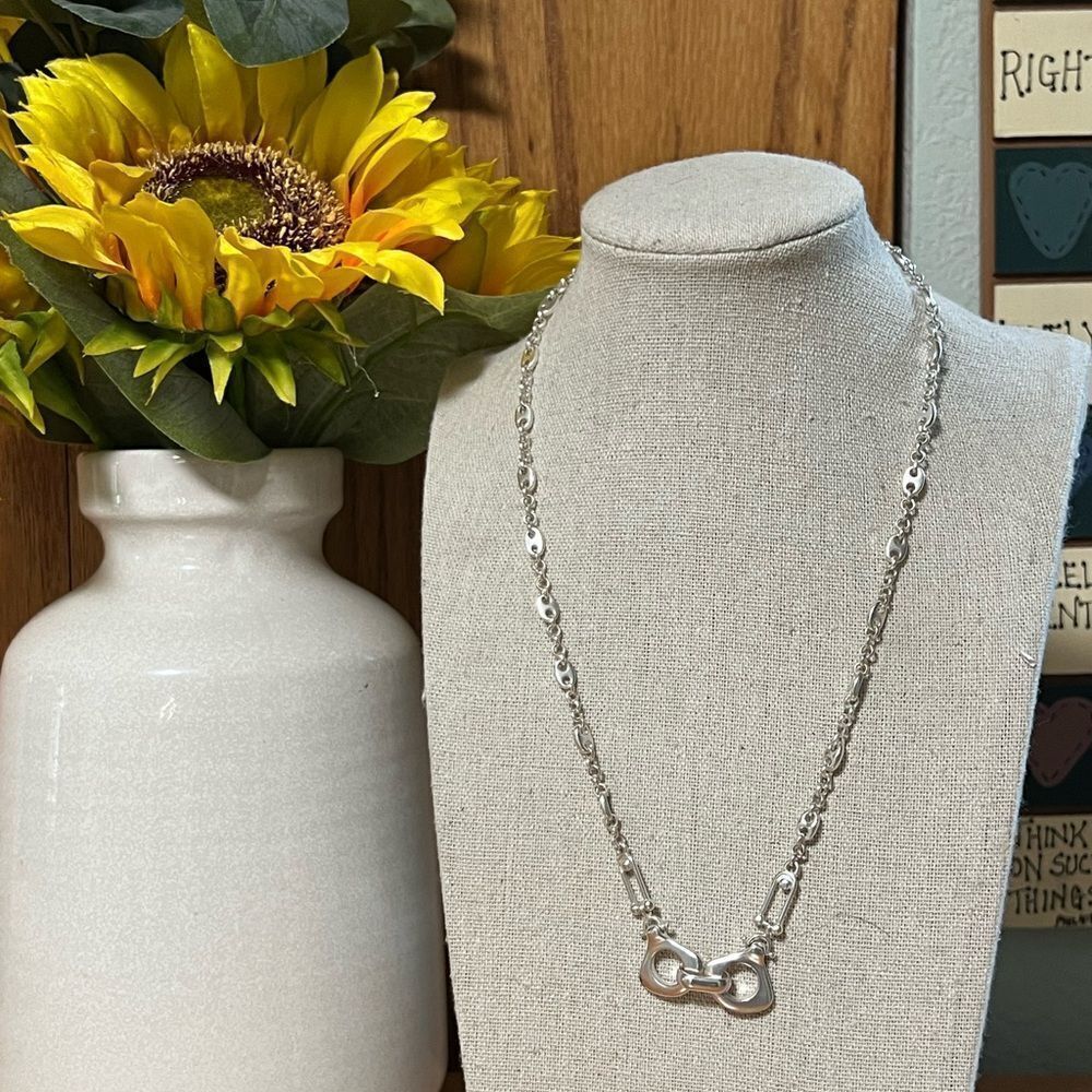Lucky Brand Silver Link Necklace #LBNK7